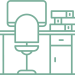 office chair icon green